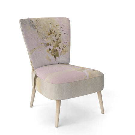Elegance II Pink - Upholstered Shabby Chic Accent Chair