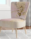 Elegance II Pink - Upholstered Shabby Chic Accent Chair