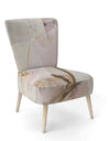 Elegance I Pink - Upholstered Shabby Chic Accent Chair