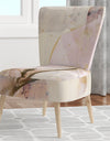 Elegance I Pink - Upholstered Shabby Chic Accent Chair