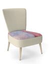 Geometric Pastel I - Upholstered Mid-Century Accent Chair