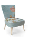 Butterflies Dancing I - Upholstered Wildlife Accent Chair