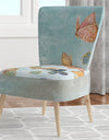 Butterflies Dancing I - Upholstered Wildlife Accent Chair