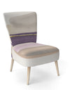 Shape Of Glam Purple - Upholstered Shabby Chic Accent Chair