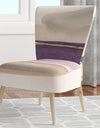 Shape Of Glam Purple - Upholstered Shabby Chic Accent Chair