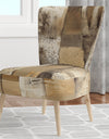 Natural Birch Forest I - Upholstered Traditional Accent Chair