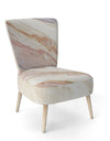 Copper Dreams Watercolor - Upholstered Sleek & Chic Modern Accent Chair