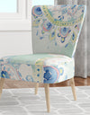 Watercolor Mandalas IV - Upholstered Floral Accent Chair