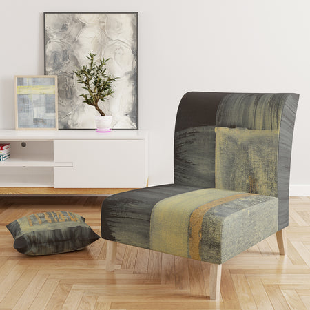 Galm Abstract II - Upholstered Transitional Accent Chair