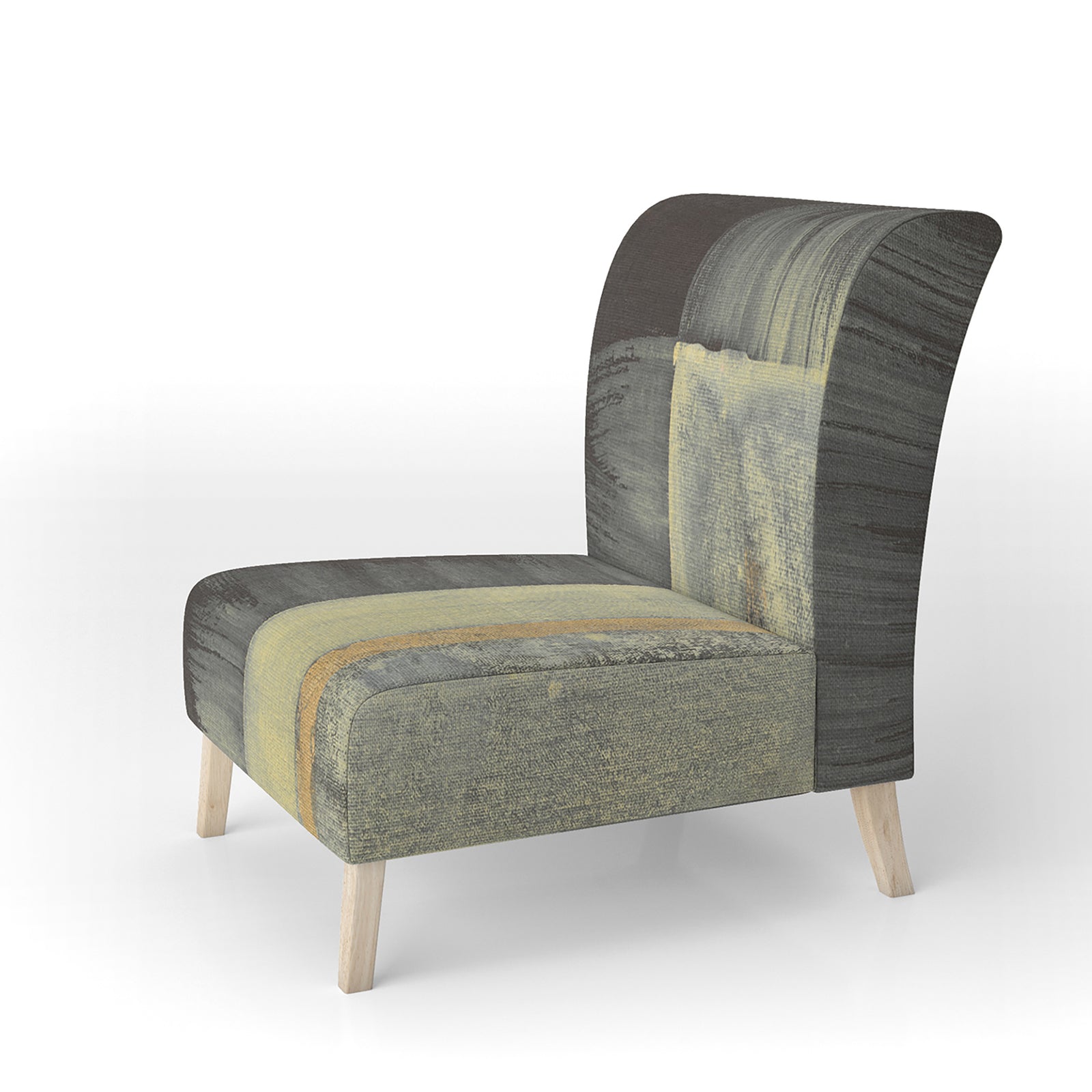 Galm Abstract II - Upholstered Transitional Accent Chair