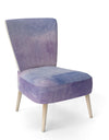 Watercolor Purple Haze I - Upholstered Modern Accent Chair