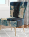 Deep Woods II Indigo - Upholstered Country Charm Accent Chair