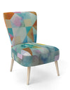 Modern Patchwork - Upholstered Modern Accent Chair