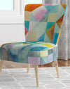 Modern Patchwork - Upholstered Modern Accent Chair