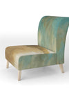 Coastal Pastel Horizon - Upholstered Nautical & Coastal Accent Chair