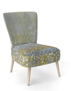 Glam Rain Abstract III - Upholstered Modern Accent Chair