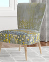 Glam Rain Abstract III - Upholstered Modern Accent Chair