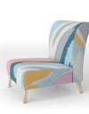 Geometric Vortex II - Upholstered Modern Accent Chair