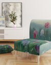 Flower Field - Upholstered Floral Farmhouse Accent Chair