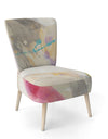 Spring Minimalist Confetti I - Upholstered Modern Accent Chair