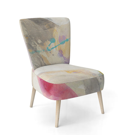 Spring Minimalist Confetti I - Upholstered Modern Accent Chair