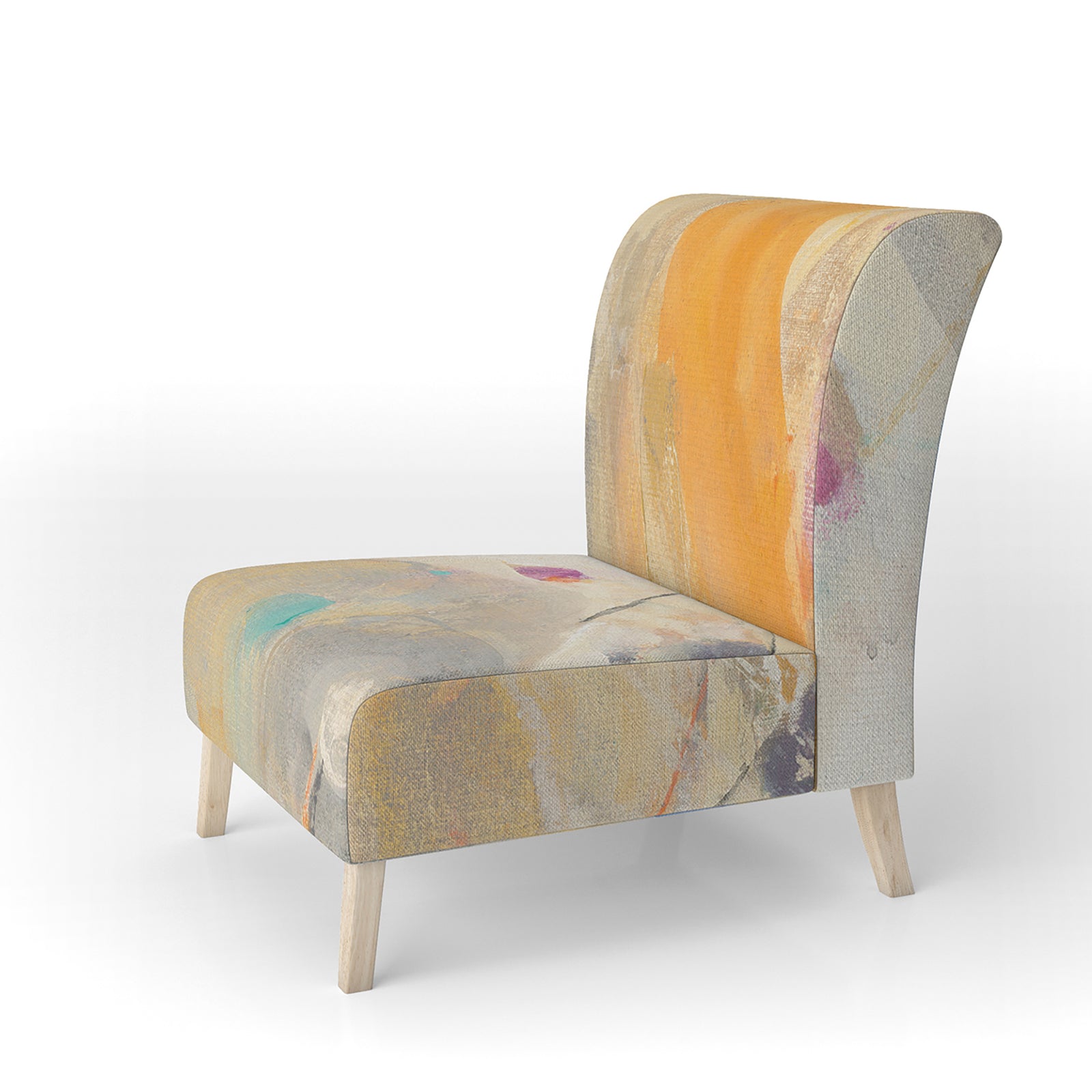 Spring Minimalist Confetti II - Upholstered Modern Accent Chair