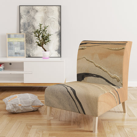 Glam Canion II - Upholstered Modern Accent Chair