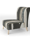 Forest Silhouette II - Upholstered Modern Farmhouse Accent Chair