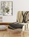 Forest Silhouette IV - Upholstered Modern Farmhouse Accent Chair