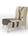 Forest Silhouette IV - Upholstered Modern Farmhouse Accent Chair