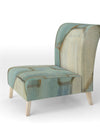 Geometric Title Element - Upholstered Modern Accent Chair