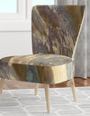 Fire And Ice Minerals IV - Upholstered Farmhouse Accent Chair