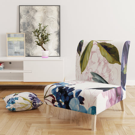 Spring Nectar Square II - Upholstered Traditional Accent Chair