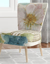 Vintage Floral Birdcage II - Upholstered Traditional Accent Chair