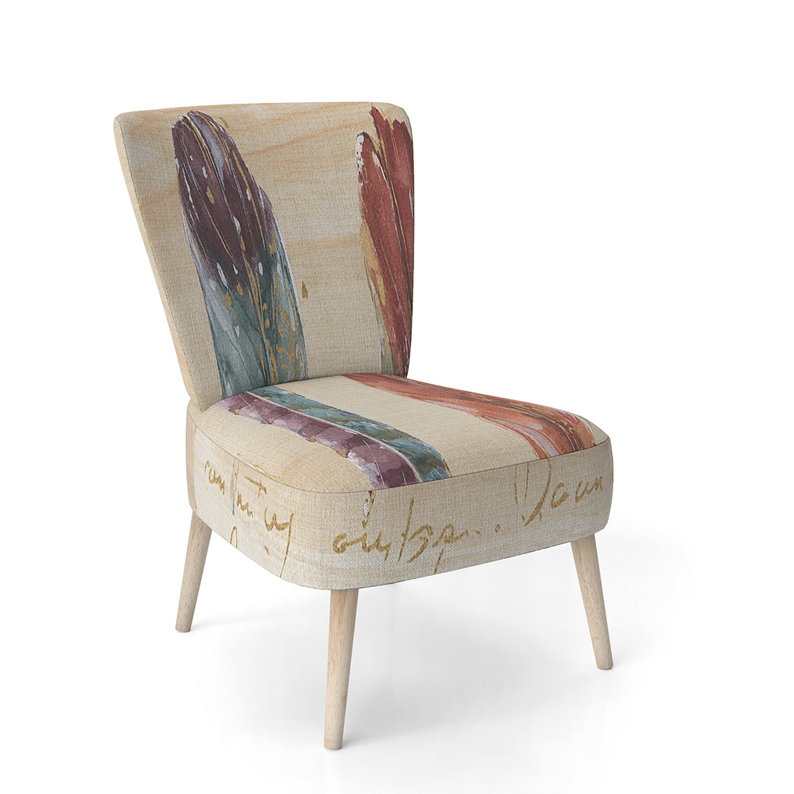 Feathers Cottage Family - Upholstered Lake House Accent Chair