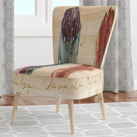 Feathers Cottage Family - Upholstered Lake House Accent Chair