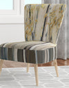 Golden Birch Forest I - Upholstered Landscapes Accent Chair