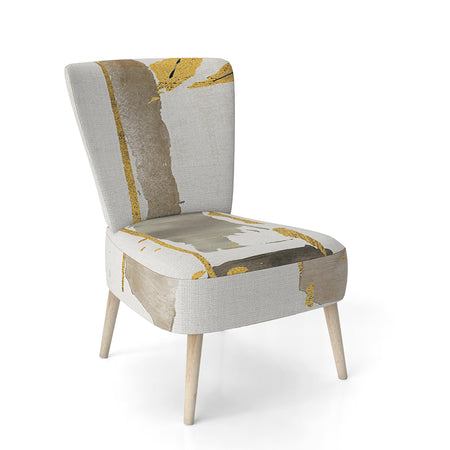 Golden Birch Forest VI - Upholstered Modern Accent Chair