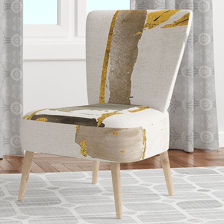 Golden Birch Forest VI - Upholstered Modern Accent Chair