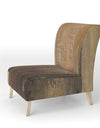 Into The Wild Gold Buffalo - Upholstered Modern Farmhouse Accent Chair