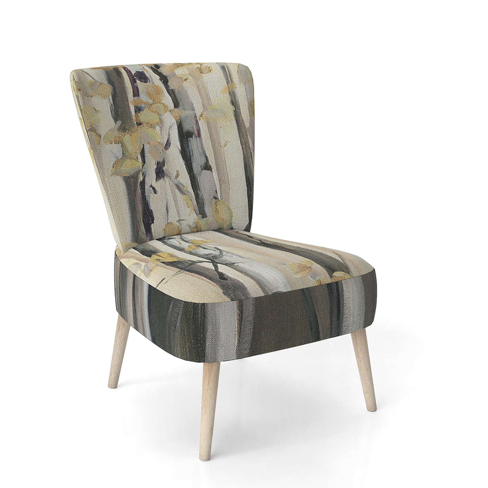 Golden Birch Forest IV - Upholstered Cabin & Lodge Accent Chair