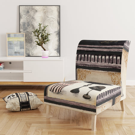 Les Chic Chapeaux French Fashion - Upholstered Fashion Accent Chair