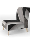 Travel By Air Grey Plane - Upholstered Vintage Accent Chair