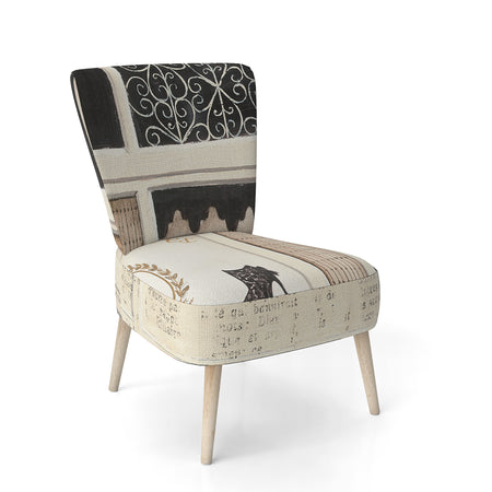Paris Diva Shoes Painting - Upholstered Fashion Accent Chair