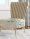 Beach Treasures Collage I - Upholstered Traditional Accent Chair