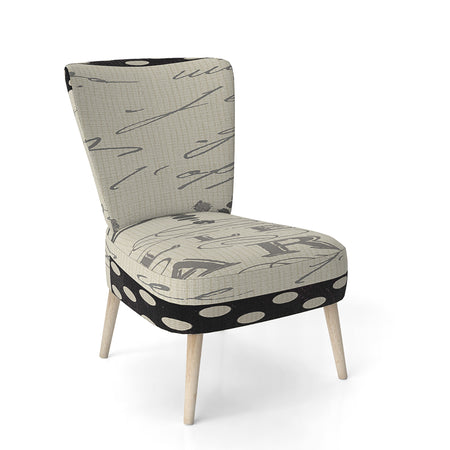 French Chandeliers Couture I - Upholstered Fashion Accent Chair