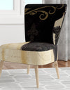 French Chandeliers Couture III - Upholstered Fashion Accent Chair