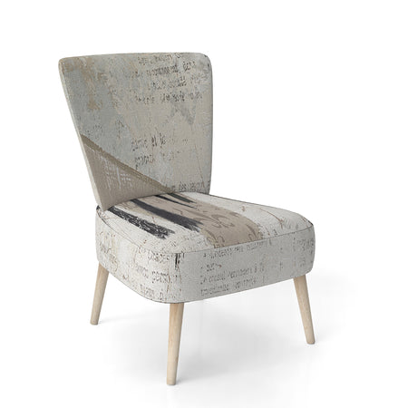 French Bird Flea Market III - Upholstered Farmhouse Accent Chair