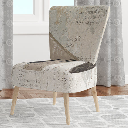 French Bird Flea Market III - Upholstered Farmhouse Accent Chair