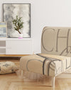 French Chateau White Wine II - Upholstered Food And Beverage Accent Chair